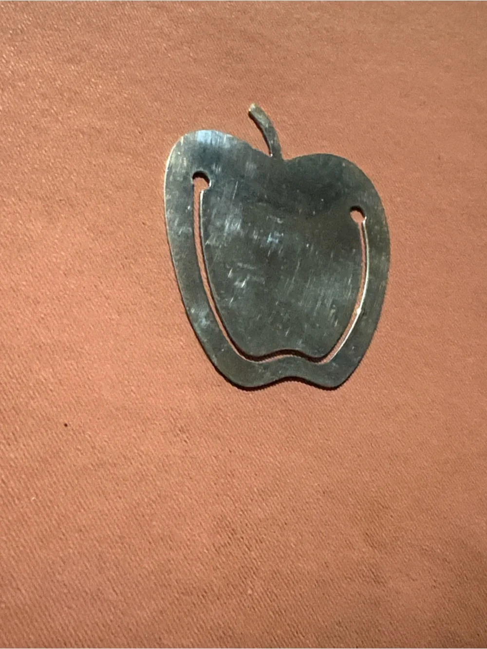 Tiffany & Co Sterling Silver Apple Bookmark